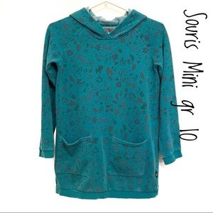 Souris Mini printed hoodie / tunic size 10